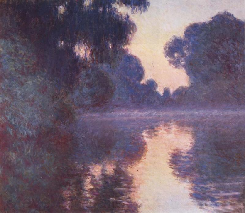 Claude Monet Arm of the Seine near Giverny at Sunrise Spain oil painting art